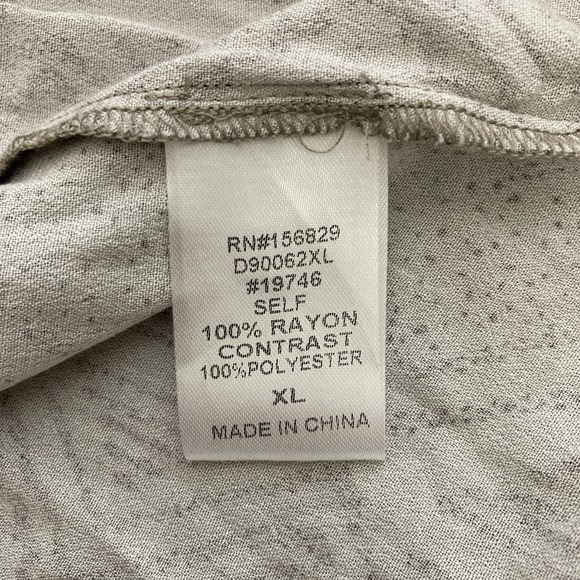 White Birch Women's Brown Floral BOHO Tunic Short Button Up Dress - SZ XL - Picture 9 of 12